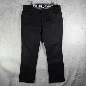 Viktos Operatus XP Jeans Mens Size 36x32 Tactical Straight Black Denim